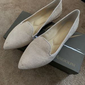 Enzo Angiolini pointed toe flats.